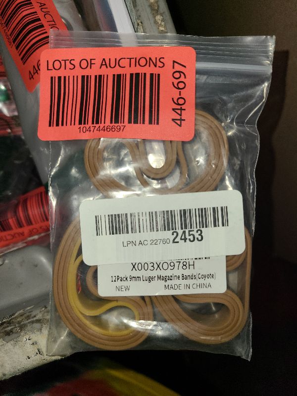 Photo 1 of 12 Pack Miaozhun 9mm Luger Magazine Marking Bands 9mm Luger Magazine Ammo Caliber Identification Bands(Coyote Brown-Black)