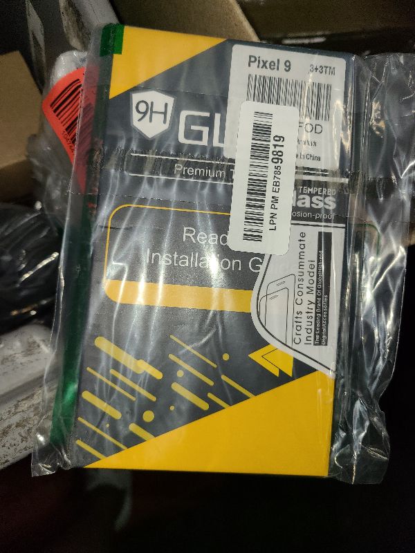 Photo 1 of [3+3 Pack] for Google Pixel 9 Screen Protector, 9H Tempered Glass, Ultrasonic Fingerprint Unlock, Case Friendly HD Clear for Google Pixel 9 Tempered Glass Screen Protector 5G