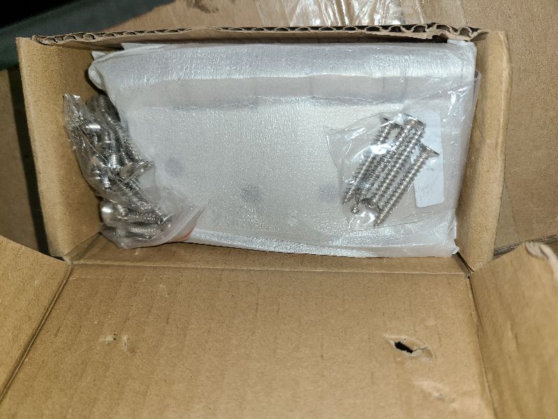 Photo 1 of 304 Stainless Steel Hinges Exterior Door Hinges Ball Bearing Door Hinge for Door 4 inch with 5/8 Radius Corners Commercial Interior Outdoor Heavy Duty Hinges (SUS304 Silver 4 inch)