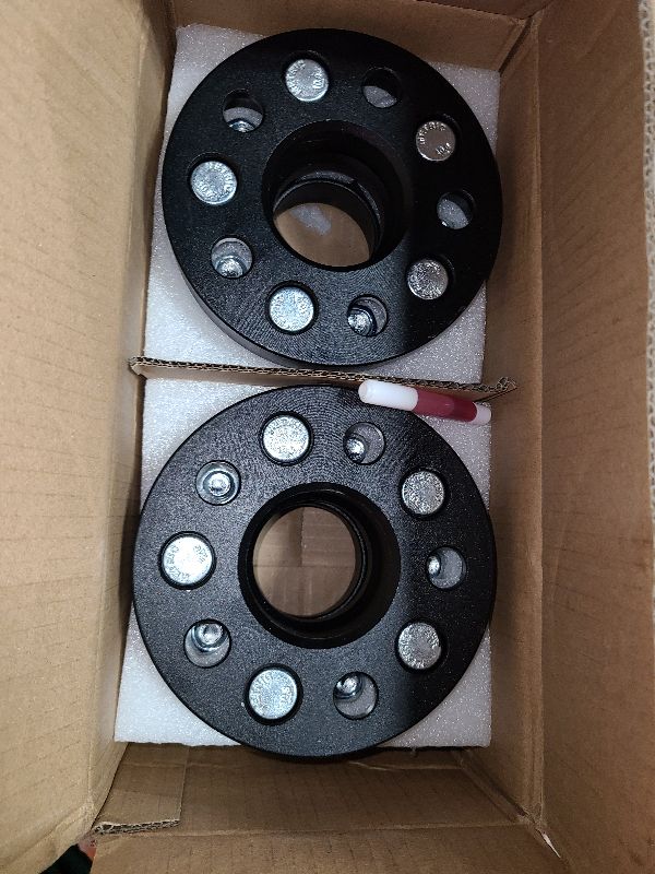 Photo 1 of 5x100 1in Hubcentric Wheel Spacers, Forged 5 Lugs Adapter, Fit for Scion FR-S 2013-2016, for Saab 9-2X Subaru Baja 2005 2006, for BRZ 2013-2020, for Crosstrek 2016-2021, 56.1mm Bore 12x1.25 Studs 4pc