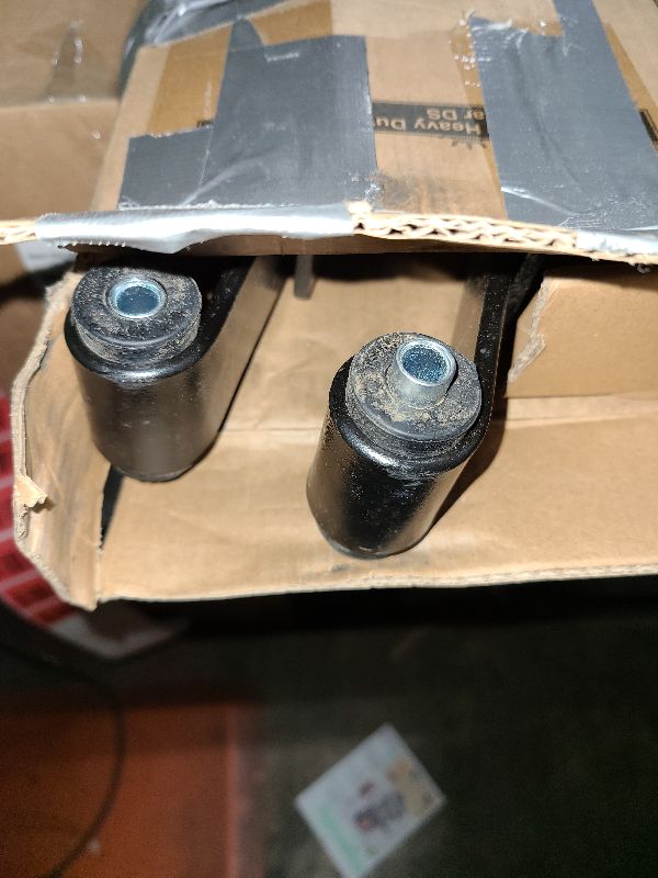 Photo 1 of 10L0L Heavy Duty Golf Cart Rear Leaf Spring Kit - 4-leaf Spring with Bushings & Sleeves for EZGO TXT Golf Cart 1995-2013