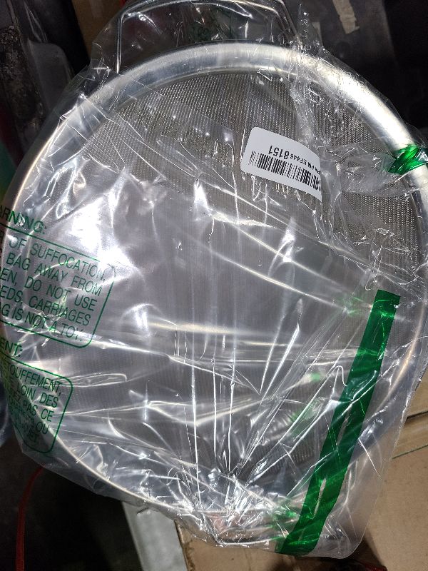 Photo 1 of 2-Piece Set of Fine Mesh Paint Strainer 60 Mesh Stainless Steel Paint Filter Emulsion Honey Funnel Filter Cover Fits 5-Gallon Paint Bucket Filter Tool Insert Strains