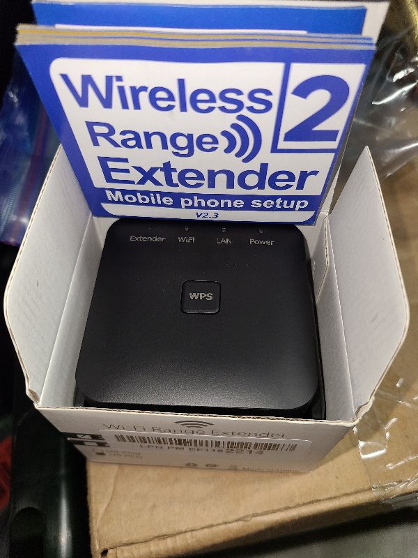 Photo 1 of 2025 Fastest WiFi Extender, WiFi Repeater, WiFi Booster, Covers Up to 10000 Sq.ft and 60 Devices, Internet Booster - with Ethernet Port, Quick Setup, Home Wireless Signal Booster