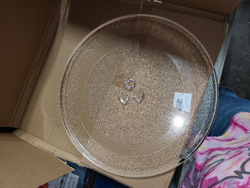 Photo 1 of 12" Universal Microwave Plate Replacement Glass Turntable | Fits GE, Panasonic, LG, Whirlpool, Maytag, Cuisinart & More
