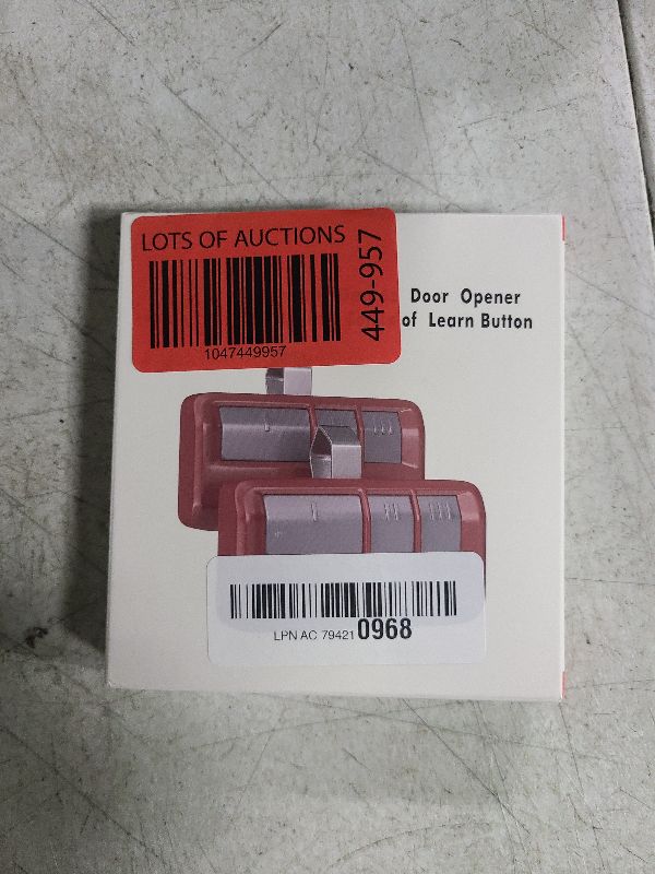 Photo 1 of 2 for Chamberlain LiftMaster Craftsman Garage Door Opener Remote 893LM 893Max 971LM Universal, Red