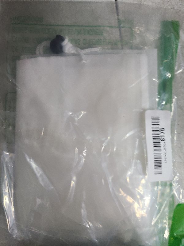 Photo 1 of 4Pcs Pool Vacuum Replacement Mesh Bag, Pool Leaf Vacuum Net Bag Fine Mesh with Locking Cord, Pool Vacuum Filter Bag, Pool Cleaner Bag Suitable for Pools Aquariums Ponds Collecting Leaves and Debris