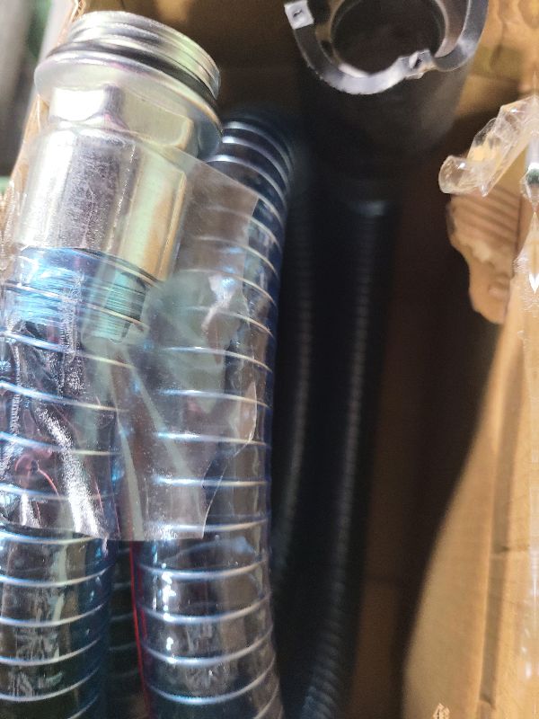 Photo 1 of 1 Inch Suction Hose for Fuel Transfer Pump with Threaded Couplings Oil Diesel Kerosene Transfer Hose Tube 6 Feet Length
