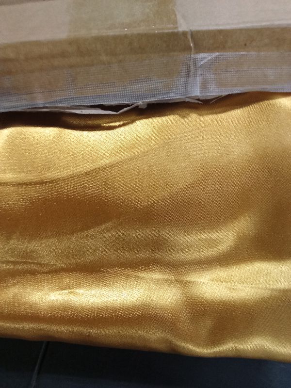 Photo 1 of 2 Panels Gold Backdrop Curtain, 10 x 10 Feet Background Curtains for Parties, Weddings, Baby Showers, Bachelorette Halloween, Christmas Birthday Party Photoshoot Backdrop Curtains Decorations