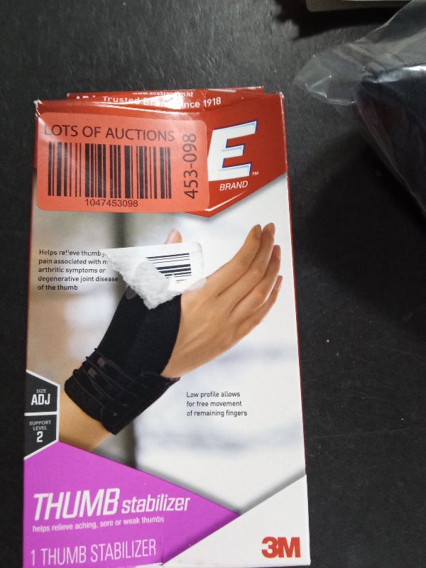 Photo 1 of ACE Thumb Stabilizer Adjustable, Black