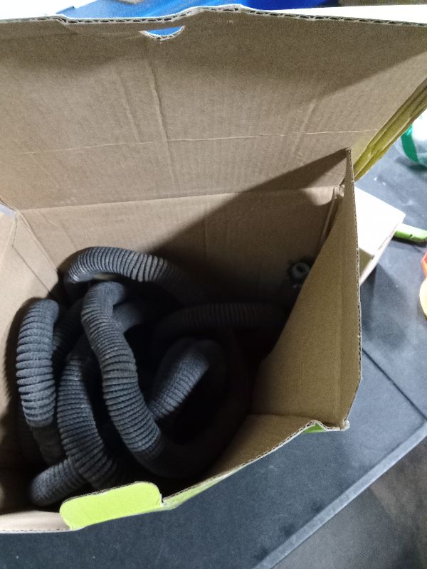 Photo 1 of 100 ft Expandable Garden Hose - All New 2025 Retractable Water Hose with 3/4" Solid Brass Fittings, Extra Strength Fabric, 4-Layers Latex - Flexible Expanding Hose with 10 Pattern Spray Nozzle