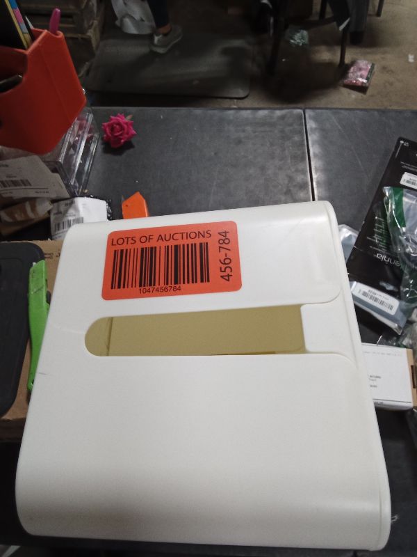 Photo 1 of [Set of Three] Cable Management Boxes Organizer, Large Storage Wires Keeper Holder for Desk, TV, Computer, USB Hub, System to Cover and Hide & Power Strips & Cords (Ice White)