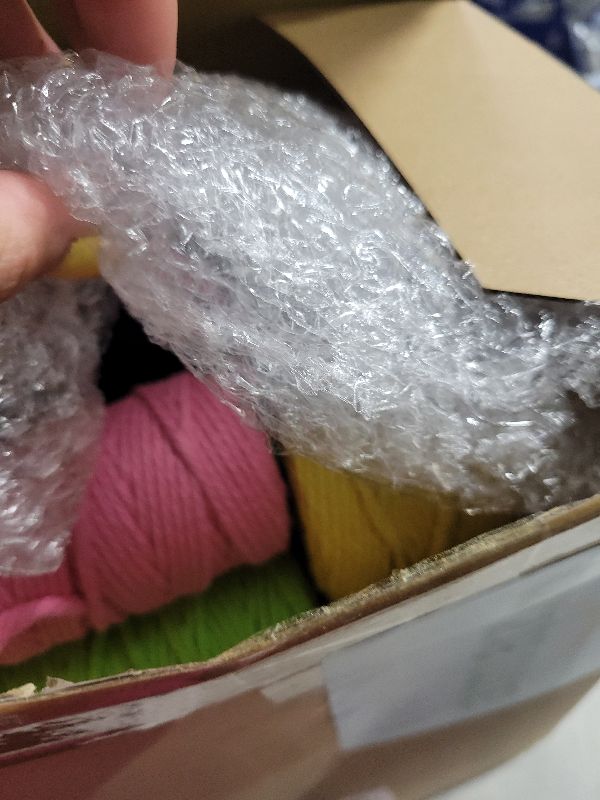 Photo 1 of 32 Rolls Macrame Cord 4 Strand 3 MM x 1760 Yards Natural Cotton Rope Bulk Colored Cotton Craft Cord DIY Twine Colorful Macrame String for Knitting Gift Wrapping Wall Hanging Plant Hanger