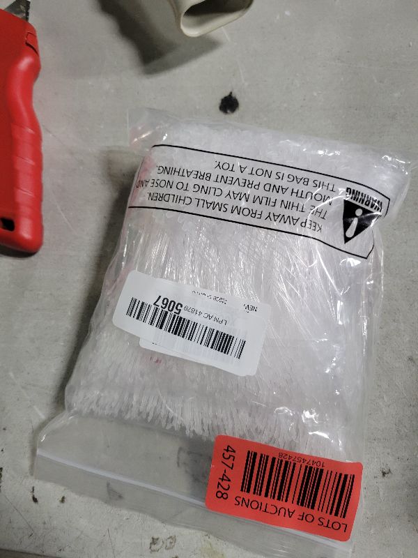 Photo 1 of 2000Pcs Plastic Fastener Hang Tag Snap Lock White for Retail Store Accessory Price Pins (3 Inch)