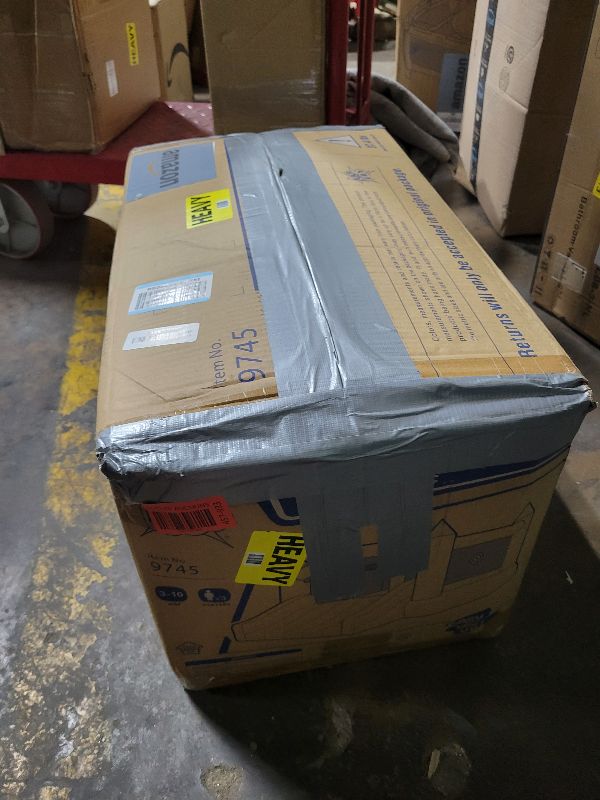 Photo 1 of ACTION AIR [Updated Version] Bounce House, Inflatable Bouncer with Air Blower, Jumping Castle with Slide, Family Backyard Bouncy Castle, Durable Sewn with Extra Thick Material, Idea for Kids (C-9745)