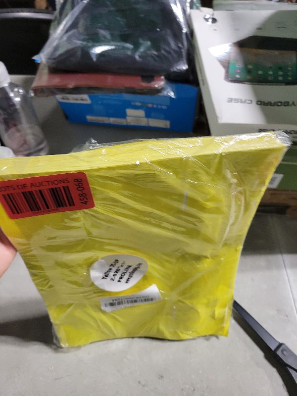 Photo 1 of 100 Sheets / 3000 FBA and Word Compatible Size Address Labels 30UP 2.625"x1" 30 Labels Per Sheet. Ink Jet and Laser Guaranteed. Made in USA (Yellow)