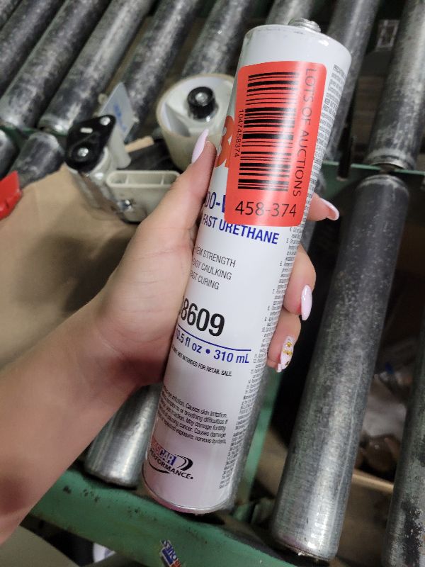 Photo 1 of 3M 08609 Window-Weld Super Fast Urethane Black Cartridge - 10.5 fl oz.