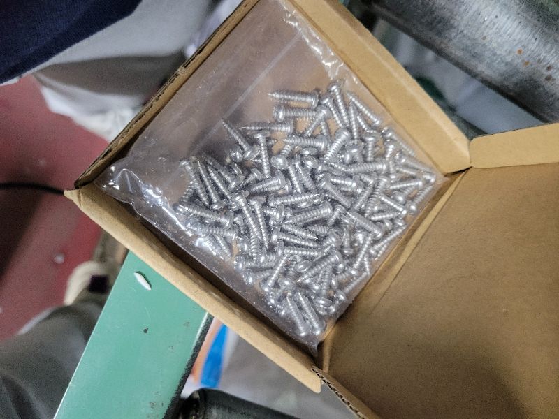Photo 1 of #6 x 5/8" (100 Pack) Stainless Steel Phillips Pan Head Wood Screws, Stainless Steel 304 (18-8), Pan Head Sheet Metal Screws Self Tapping for Wood