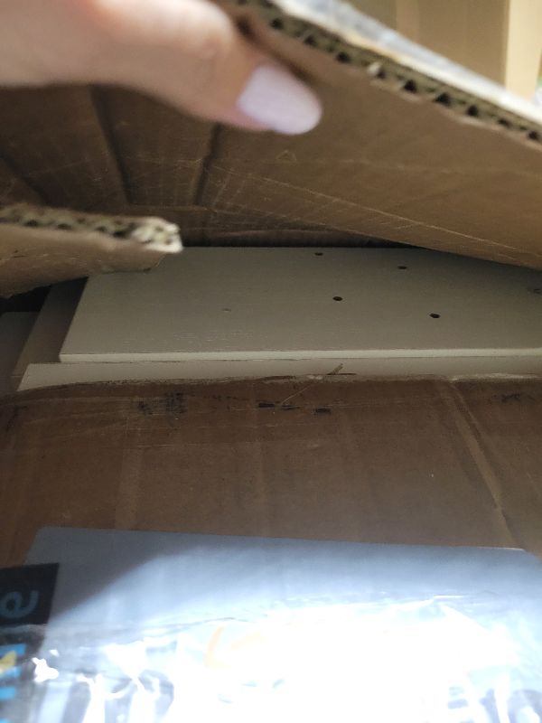 Photo 1 of **NO HARDWARE** Shintenchi Bathroom Wall Cabinet with Mirror, Wall Mounted Medicine Cabinet with 4 Internal and 6 Open Shelves, Mirrored Door Over The Toilet Storage Cabinet, White
***MISSING HARDWARE***