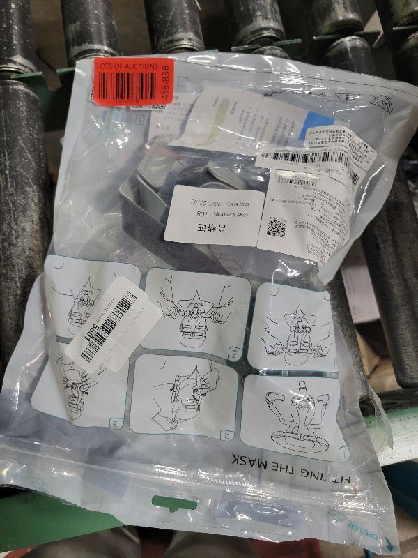 Photo 1 of CPAP Masks, Universal CPAP Full Face Mask Reuse Replacement Set for F20, Full Face Nasal CPAP Mask with Headgear, Elbow/Swivel and Cushion, Suitable for Various Models of CPAP Machines (M)