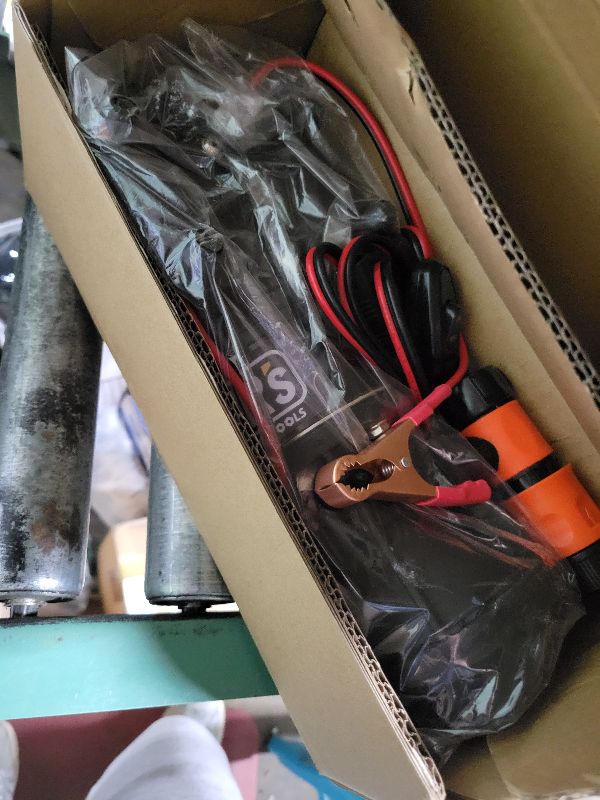 Photo 1 of 12V RV Portable Macerator Waste Pump for Sewage, 12GPM Suction 3.2 feet Lift 10 feet, Complete RV Macerator Pump Kit for Right Out of Box