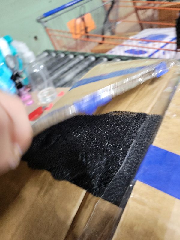 Photo 1 of 12 FT Trampoline Replacement Safety Enclosure Net for 6 Straight Poles Round Frame Trampolines, Breathable and Weather-Resistant with Adjustable Straps(NET ONLY)