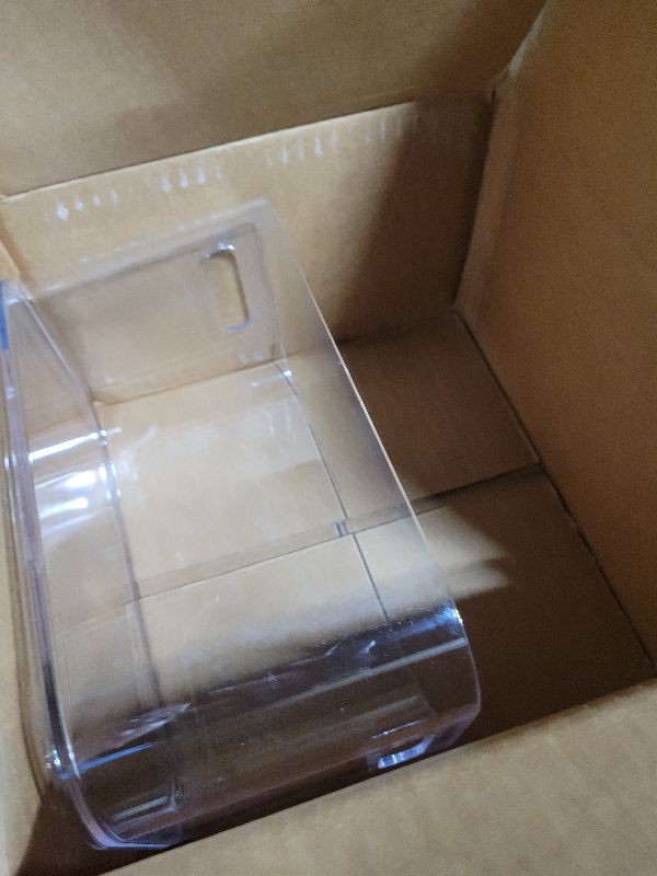 Photo 1 of **ONLY 1**
STORi Bliss 10" x 6" Open Clear Pantry Organizer Bin, Set of 2, Plastic Containers with Handle for Kitchen, Fridge, Cabinet, Closet, Bathrom, Undersink Storage Made in USA