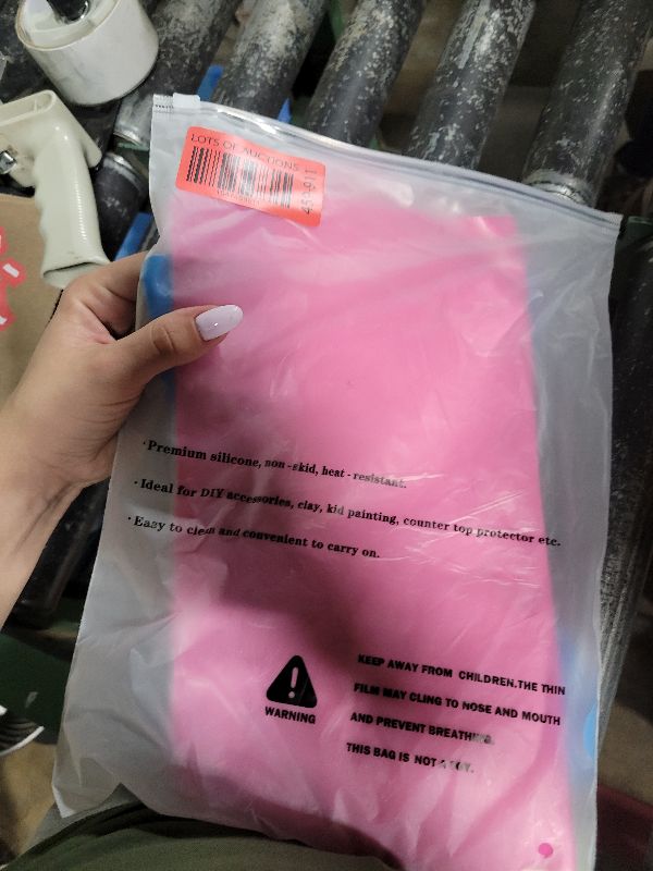 Photo 1 of 3 Pack Silicone mat Large Silicone Sheets for Crafts, Liquid, Resin Jewelry Casting Molds Mat, Silicone Placemat 15.7” x 11.8” (Blue & Rose Red & Green)