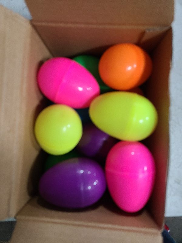 Photo 1 of 12 Pack Easter Basket Stuffers Novelty Pen Transform Prefilled Easter Eggs with Toys Inside, Easter Party Favor for Kids Toddlers Filled Easter Gifts 12 Eggs 12 Pen Total 24 Pcs Classroom Keychain Toy