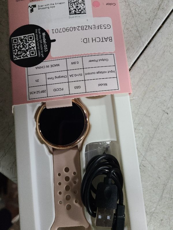 Photo 1 of 2025 Smart Watches for Women [Make Call/Answer/400+Watch Faces] for Android Phones iPhone Compatible, Fitness Tracker for Women Activity Trackers and SmartWatch for Smart Watches, 3 Watch Bands Pink