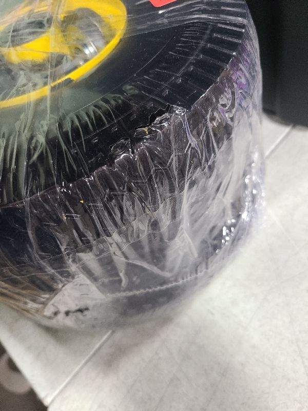 Photo 1 of 4.10/3.50-4" Flat Free Tire and Wheel, 10" Solid Tire with 5/8" Axle Bore Hole with 3/4" & 1/2" Extra Bearings, 2.2" Offset Hub for Wheelbarrow Hand Truck Garden Wagon Cart Trolley Dolly Lawn Mover