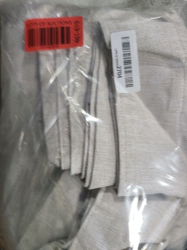 Photo 1 of 100% Blackout Shield Linen Blackout Curtains for Bedroom 90 Inches Long, Back Tab/Rod Pocket Living Room Drapes, Thermal Insulated Blackout Curtains 2 Panels Set, 50" W x 90" L, Beige