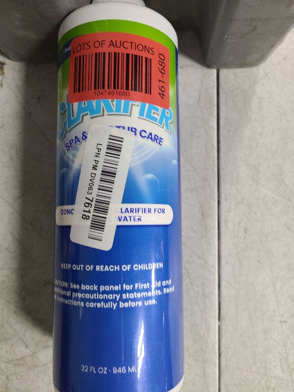 Photo 1 of 32 Oz Spa Clarifier Hot Tub, Hot Tub Clarifier, Clarifier for Hot Tub, Spa Clarifier, for All Hot Tubs & Spa Types