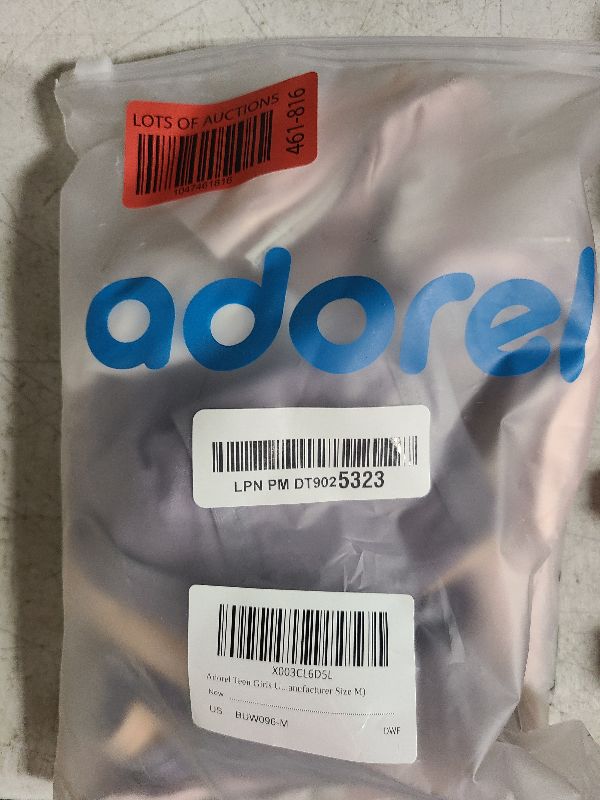 Photo 1 of Adorel Teen Girls Underwear Cotton Panties Briefs Solid Color Pack of 8 Solid Color 11-12 Years (Manufacturer Size M)