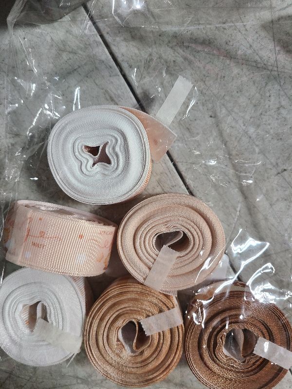Photo 1 of 8 Rolls Bear Ribbon 7/8 Inch 40 Yards Baby Shower Craft Ribbon Boy Bear Print Grosgrain Decoration for Gift Wrapping DIY Bow Baby Shower Gender Reveal Party Diaper Birthday Cake Decor(Brown)