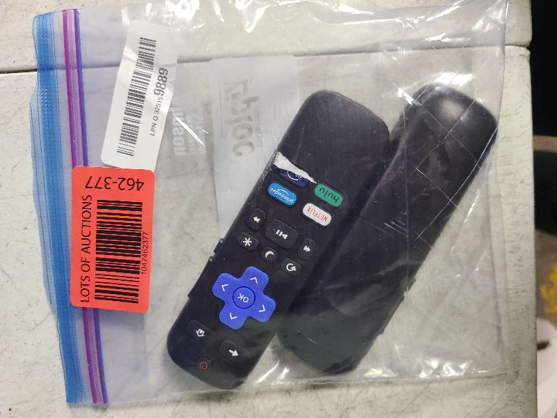Photo 1 of 2Pcs Replacement Remote Control Compatible for Roku TV, Universal Remote Fit for Hisense/Onn/TCL/Sharp/Element/Philips/Hitachi/JVC/RCA/Insignia/Sanyo/LG RokuSeries Smart TVs (Not for RokuStick & Box)