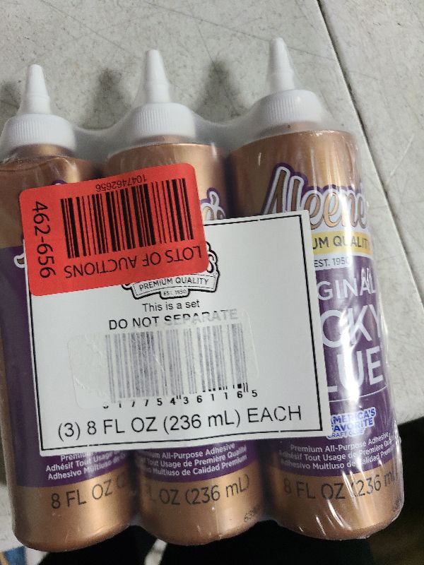 Photo 1 of Aleene's 3 Pack, 8 oz Tacky Glue, 8 FL OZ, Original Version 3 Count