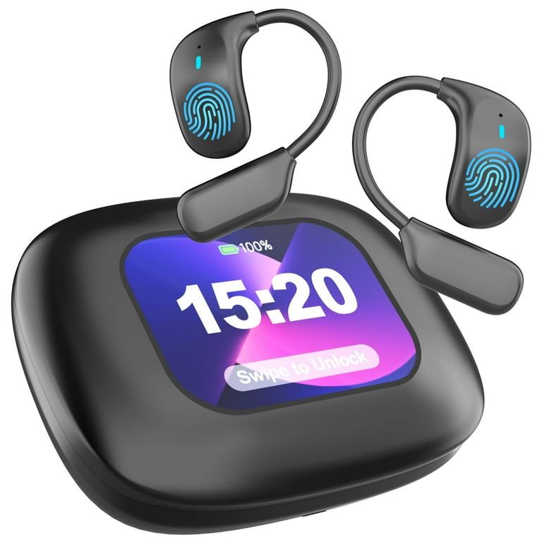Photo 1 of AI Language Translation Earbuds, OWS Real-Time Translator One-Year Free Subscription Included for 144 Languages & Accents Translation Device Earphones (Black