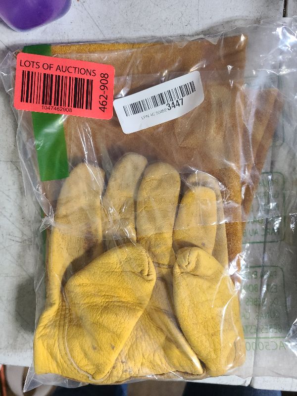 Photo 1 of Acdyion Gardening Gloves for Women/Men Rose Pruning Thorn & Cut Proof Long Forearm Protection Gauntlet, Resistant Thick Cowhide Leather Work Garden Gloves