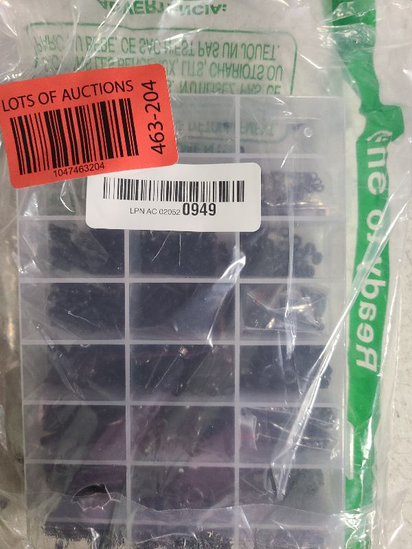Photo 1 of 2000PCS Metric Screws Assortment Kit, M2 M3 M4 M5 Bolts and Nuts with Lock and Flat Washers, 12.9 Grade Alloy Steel Metric Bolt Assortment Kit