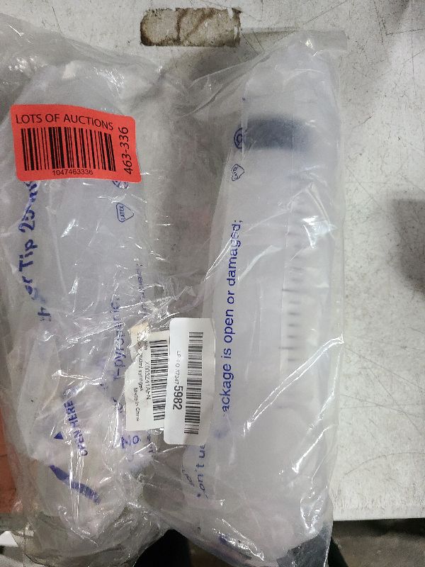 Photo 1 of 2 Pack 250ml Syringes with Tip Adapters, Extra Large Plastic Syringe Individually Sealed for Glue Dispensing, Scientific Labs, Watering, Refilling, Multiple Uses