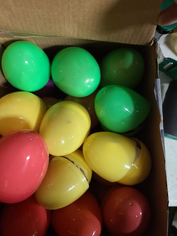 Photo 1 of 24 Pack Prefilled Easter Eggs with Animal Pop Toys, Filled Easter Eggs for Egg Hunt, Easter Basket Stuffers for Kids,Easter Party Favors Prizes, Prefilled Easter Eggs with Toys