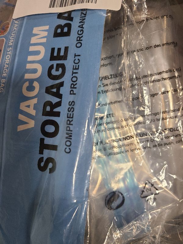 Photo 1 of 12 Pack Travel Vacuum Storage Bags with Portable Electric Pump, Vacuum Seal Space Saver Bags for Clothing, Vacuum Travel Bags for Luggage