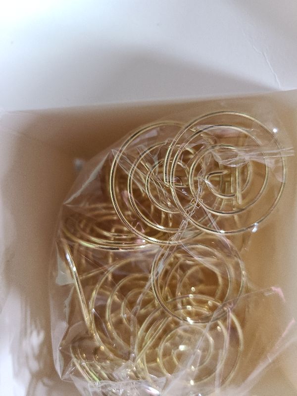 Photo 1 of 26Pcs Table Number Holders, Place Card Holders, Wire Picture Holders, Small Table Card Holders, Photo Holders for Centerpieces, Wedding Reception, Party, Birthday (Gold)