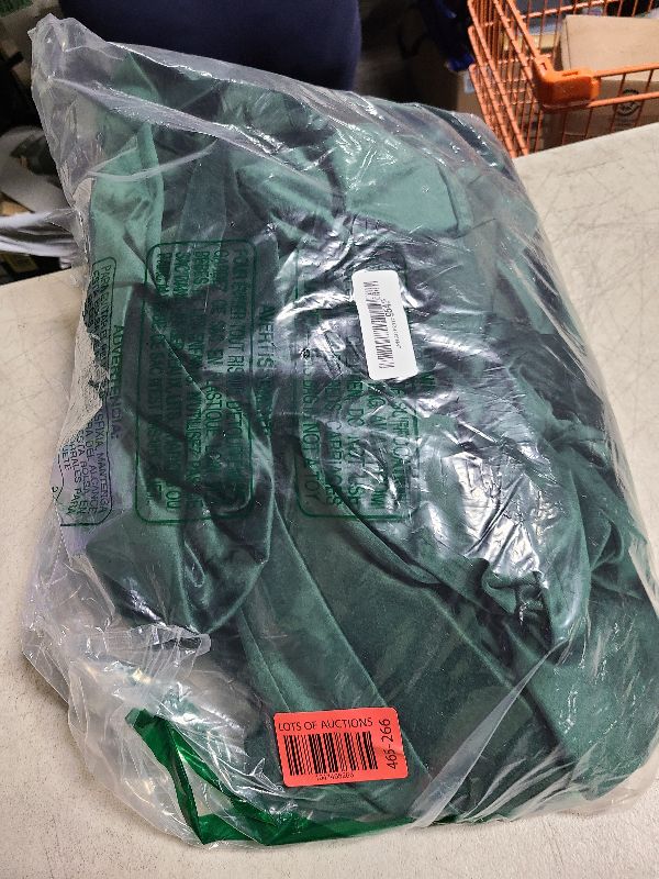 Photo 1 of 100% Blackout Green Velvet Curtains 52 x 108 Inches Long Curtain Drapes for Living Room Darkening Thermal Insulated Grommet Black out Curtains for Bedroom Windows Light Blocking Set of 2 Panels
