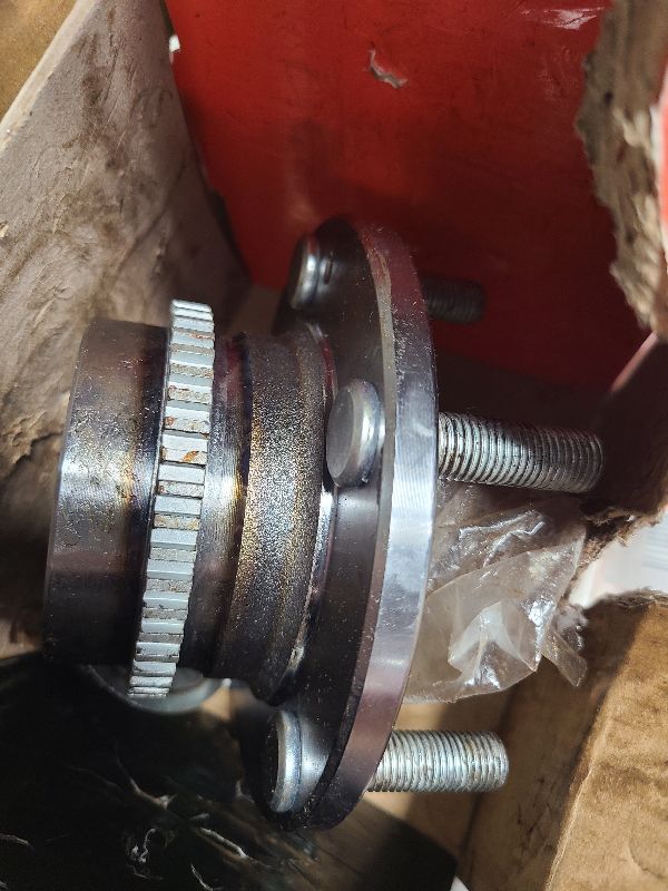 Photo 1 of A-Premium Rear Wheel Bearing and Hub Assembly with ABS Ring & 5-Lug Compatible with Kia Sportage 2005-2010 & Hyundai Tucson 2005-2009, FWD & 4-Wheel ABS Only