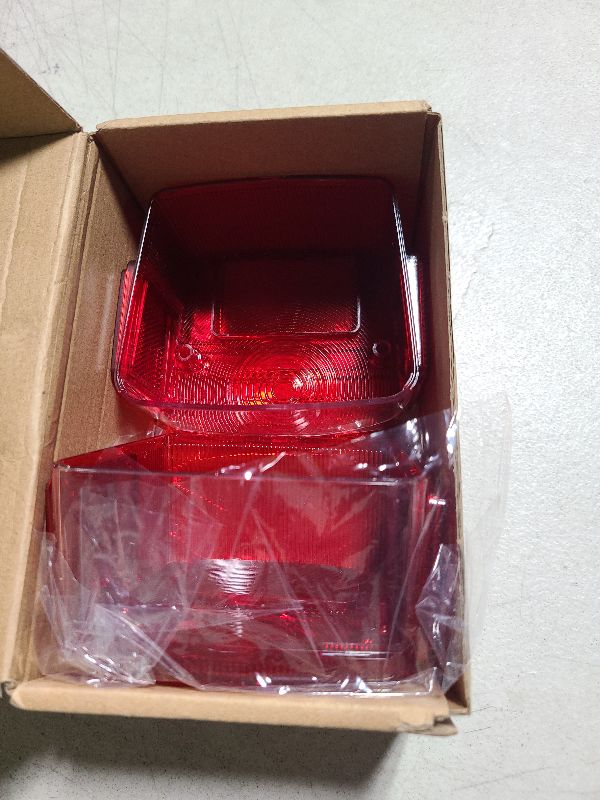 Photo 1 of A & UTV PRO Tail Light Housing for Kawasaki Mule 1990-2020, Rear Brake Stop Lamp Lens Accessories, Red, Replace OEM # 23026-1019, Red, 2PCS