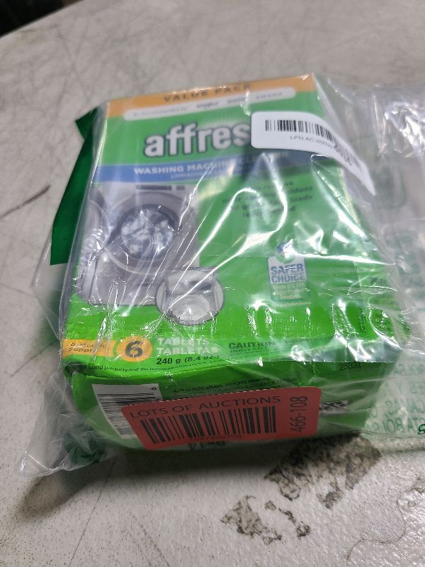Photo 1 of Affresh Washing Machine Cleaner, Cleans Front Load and Top Load Washers, Including HE, 6 Tablets