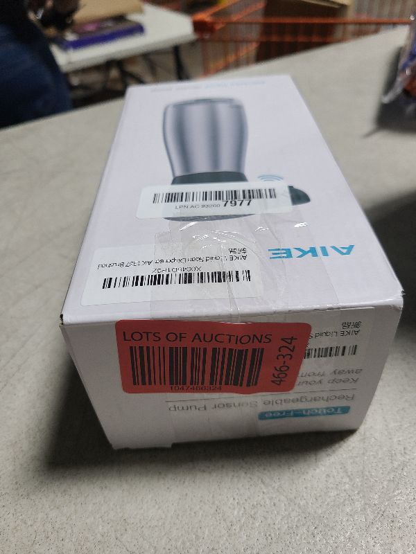 Photo 1 of AIKE Magnetic Charging Waterproof Automatic Soap Dispenser for Liquid Soap Spot Resist Stainless Finish 14fl.oz. Model AK1337