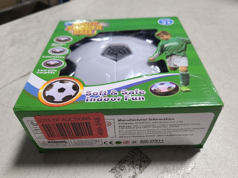 Photo 1 of 2 Pack Hover Soccer Ball with 8 Pcs Batteries, Air Floating Soccer Toy with LED Lights and Foam Bumper, Indoor Games for Kids 4-8-12, Toys Gifts for 3 4 5 6 7 8 9 Year Old Boys Girls