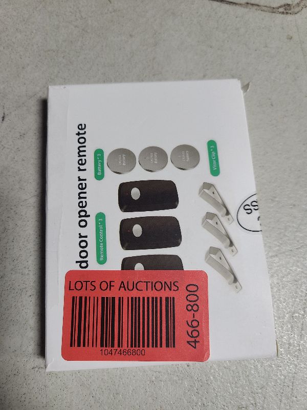 Photo 1 of 3 Replacement for Multicode Garage Gate Door Opener Remote,3089,308911,MCS308911,10 dip Switch,Black,300mhz